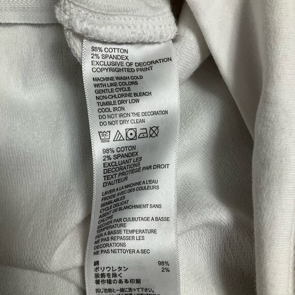 Tommy Bahama White Long Sleeve Top with Pineapple Sequin Design Size Small - Picture 11 of 11